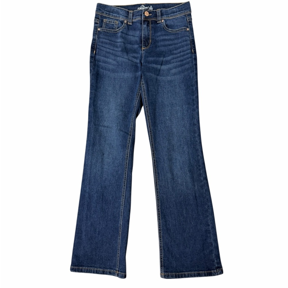 Jordache Dark Blue Bootcut Kids Jeans - Size 12
